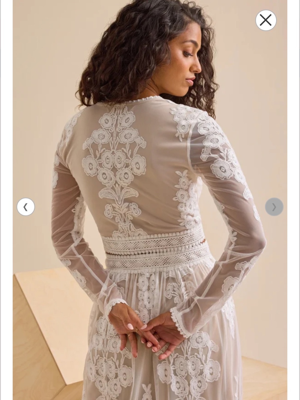 NWT Altar'd State Arissa Floral Embroidered Top - Picture 3 of 8